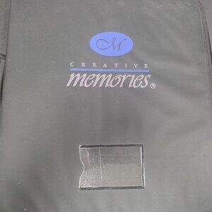 CREATIVE MEMORIES BLACK 14 X 14 3-RING ZIPPERED BINDER  WITH 16 PAGE INSERTS